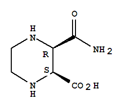 2-Piperazinecarboxylicacid,3-(aminocarbonyl)-,cis-(9ci)Structure,79744-11-9Structure 2-Piperazinecarboxylicacid,3-(aminocarbonyl)-,cis-(9ci) Structure,79744-11-9Structure
