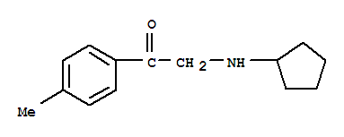 Ethanone, 2-(cyclopentylamino)-1-(4-methylphenyl)-(9ci)Structure,797769-50-7Structure Ethanone, 2-(cyclopentylamino)-1-(4-methylphenyl)-(9ci) Structure,797769-50-7Structure