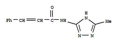 2-Propenamide,n-(5-methyl-1h-1,2,4-triazol-3-yl)-3-phenyl-(9ci)Structure,797797-37-6Structure 2-Propenamide,n-(5-methyl-1h-1,2,4-triazol-3-yl)-3-phenyl-(9ci) Structure,797797-37-6Structure