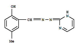 Benzaldehyde, 2-hydroxy-5-methyl-, 2-pyrimidinylhydrazone (9ci)Structure,797802-13-2Structure Benzaldehyde, 2-hydroxy-5-methyl-, 2-pyrimidinylhydrazone (9ci) Structure,797802-13-2Structure