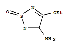 1,2,5-Thiadiazol-3-amine, 4-ethoxy-, 1-oxideStructure,79844-91-0Structure 1,2,5-Thiadiazol-3-amine, 4-ethoxy-, 1-oxide Structure,79844-91-0Structure