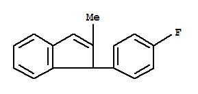 1H-indene,1-(4-fluorophenyl)-2-methyl-(9ci) Structure,798553-54-5Structure