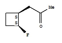 2-Propanone, 1-(2-fluorocyclobutyl)-, cis-(9ci)Structure,79877-99-9Structure 2-Propanone, 1-(2-fluorocyclobutyl)-, cis-(9ci) Structure,79877-99-9Structure