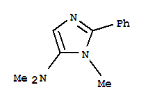 1H-imidazol-5-amine,n,n,1-trimethyl-2-phenyl-(9ci)Structure,799813-77-7Structure 1H-imidazol-5-amine,n,n,1-trimethyl-2-phenyl-(9ci) Structure,799813-77-7Structure