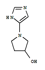 3-Pyrrolidinol, 1-(1h-imidazol-4-yl)-(9ci)Structure,799813-96-0Structure 3-Pyrrolidinol, 1-(1h-imidazol-4-yl)-(9ci) Structure,799813-96-0Structure