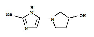 3-Pyrrolidinol, 1-(2-methyl-1h-imidazol-4-yl)-(9ci)Structure,799813-97-1Structure 3-Pyrrolidinol, 1-(2-methyl-1h-imidazol-4-yl)-(9ci) Structure,799813-97-1Structure