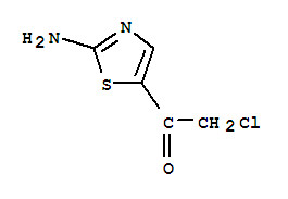 Ethanone, 1-(2-amino-5-thiazolyl)-2-chloro-Structure,800398-96-3Structure Ethanone, 1-(2-amino-5-thiazolyl)-2-chloro- Structure,800398-96-3Structure