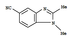 1H-benzimidazole-5-carbonitrile,1,2-dimethyl-(9ci)Structure,80073-14-9Structure 1H-benzimidazole-5-carbonitrile,1,2-dimethyl-(9ci) Structure,80073-14-9Structure