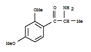 1-Propanone, 2-amino-1-(2,4-dimethoxyphenyl)-Structure,80096-52-2Structure 1-Propanone, 2-amino-1-(2,4-dimethoxyphenyl)- Structure,80096-52-2Structure
