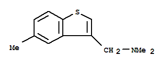 Benzo[b]thiophene-3-methylamine, n,n,5-trimethyl-(8ci) Structure,801139-70-8Structure