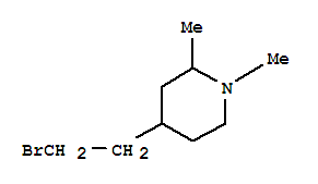 Piperidine, 4-(2-bromoethyl)-1,2-dimethyl-(8ci)Structure,801150-44-7Structure Piperidine, 4-(2-bromoethyl)-1,2-dimethyl-(8ci) Structure,801150-44-7Structure