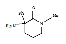 2-Piperidone,3-amino-1-methyl-3-phenyl-(8ci)Structure,801151-81-5Structure 2-Piperidone,3-amino-1-methyl-3-phenyl-(8ci) Structure,801151-81-5Structure