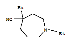 (8ci)-1-乙基六氫-4-苯基-1H-氮雜卓-4-甲腈結(jié)構(gòu)式_801156-61-6結(jié)構(gòu)式