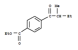 Benzoic acid, 4-(2-methyl-1-oxobutyl)-, ethyl ester (9ci)Structure,801303-26-4Structure Benzoic acid, 4-(2-methyl-1-oxobutyl)-, ethyl ester (9ci) Structure,801303-26-4Structure
