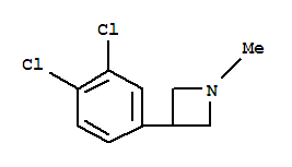Azetidine, 3-(3,4-dichlorophenyl)-1-methyl-(8ci)Structure,801983-03-9Structure Azetidine, 3-(3,4-dichlorophenyl)-1-methyl-(8ci) Structure,801983-03-9Structure