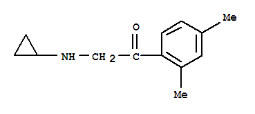 Acetophenone, 2-(cyclopropylamino)-2,4-dimethyl-(8ci)Structure,801983-70-0Structure Acetophenone, 2-(cyclopropylamino)-2,4-dimethyl-(8ci) Structure,801983-70-0Structure