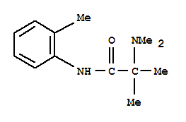 N<sup>2</sup>,N<sup>2</sup>,2-三甲基-N-(2-甲基苯基)丙氨酰胺結(jié)構(gòu)式_802022-02-2結(jié)構(gòu)式
