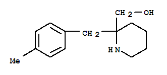 2-Piperidinemethanol,2-(p-methylbenzyl)-(8ci)Structure,802029-64-7Structure 2-Piperidinemethanol,2-(p-methylbenzyl)-(8ci) Structure,802029-64-7Structure