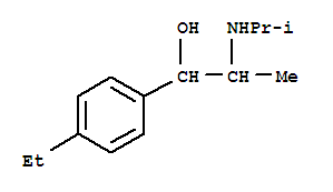 (8ci)-p-乙基-alpha-[1-(異丙基氨基)乙基]-芐醇結(jié)構(gòu)式_802302-54-1結(jié)構(gòu)式