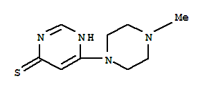 (8ci)-6-(4-甲基-1-哌嗪)-4-嘧啶硫醇結(jié)構(gòu)式_802314-51-8結(jié)構(gòu)式
