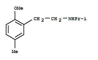 (8ci)-n-異丙基-2-甲氧基-5-甲基-苯乙胺結(jié)構(gòu)式_802317-24-4結(jié)構(gòu)式