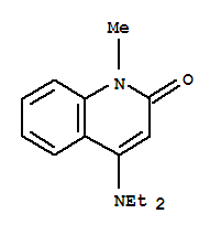 Carbostyril, 4-(diethylamino)-1-methyl-(8ci) Structure,802543-27-7Structure