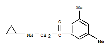 Acetophenone, 2-(cyclopropylamino)-3,5-dimethyl-(8ci)Structure,802553-18-0Structure Acetophenone, 2-(cyclopropylamino)-3,5-dimethyl-(8ci) Structure,802553-18-0Structure