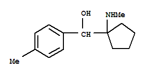 (8ci)-p-甲基-alpha-[1-(甲基氨基)環(huán)戊基]-芐醇結(jié)構(gòu)式_802839-81-2結(jié)構(gòu)式
