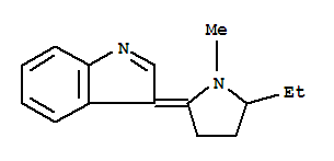 3H-indole,3-(5-ethyl-1-methyl-2-pyrrolidinylidene)-(8ci)Structure,802859-97-8Structure 3H-indole,3-(5-ethyl-1-methyl-2-pyrrolidinylidene)-(8ci) Structure,802859-97-8Structure