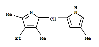 (8ci)-2-[(4-乙基-3,5-二甲基-2H-吡咯-2-基)甲基]-4-甲基-吡咯結構式_802860-46-4結構式