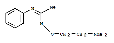 (8ci)-1-[2-(二甲基氨基)乙氧基]-2-甲基-苯并咪唑結(jié)構(gòu)式_803609-61-2結(jié)構(gòu)式