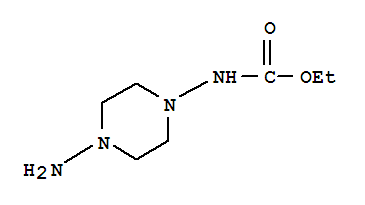 Carbamic acid, (4-amino-1-piperazinyl)-, ethyl ester (9ci) Structure,803633-59-2Structure