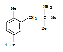 (9ci)-alpha,alpha,2-三甲基-5-(1-甲基乙基)-苯乙胺結構式_803634-70-0結構式