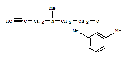 2-Propyn-1-amine,n-[2-(2,6-dimethylphenoxy)ethyl]-n-methyl-(9ci) Structure,803635-22-5Structure