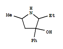 3-Pyrrolidinol,2-ethyl-5-methyl-3-phenyl-(9ci)Structure,804432-67-5Structure 3-Pyrrolidinol,2-ethyl-5-methyl-3-phenyl-(9ci) Structure,804432-67-5Structure