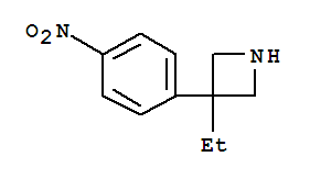 Azetidine, 3-ethyl-3-(4-nitrophenyl)-(9ci)Structure,804435-90-3Structure Azetidine, 3-ethyl-3-(4-nitrophenyl)-(9ci) Structure,804435-90-3Structure