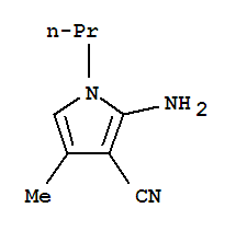 2-Amino-4-methyl-1-propyl-1h-pyrrole-3-carbonitrileStructure,804519-27-5Structure 2-Amino-4-methyl-1-propyl-1h-pyrrole-3-carbonitrile Structure,804519-27-5Structure