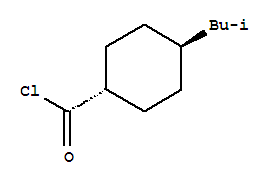 Cyclohexanecarbonyl chloride, 4-(2-methylpropyl)-, trans-(9ci)Structure,80488-65-9Structure Cyclohexanecarbonyl chloride, 4-(2-methylpropyl)-, trans-(9ci) Structure,80488-65-9Structure