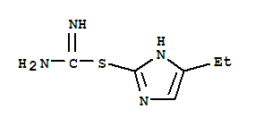 4-Ethyl-1h-imidazol-2-yl carbamimidothioateStructure,805179-32-2Structure 4-Ethyl-1h-imidazol-2-yl carbamimidothioate Structure,805179-32-2Structure