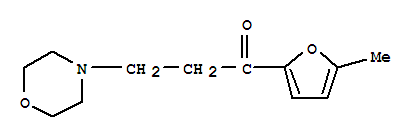 1-Propanone,1-(5-methyl-2-furanyl)-3-(4-morpholinyl)-(9ci)Structure,805180-85-2Structure 1-Propanone,1-(5-methyl-2-furanyl)-3-(4-morpholinyl)-(9ci) Structure,805180-85-2Structure