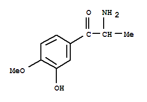 1-Propanone, 2-amino-1-(3-hydroxy-4-methoxyphenyl)-Structure,805181-49-1Structure 1-Propanone, 2-amino-1-(3-hydroxy-4-methoxyphenyl)- Structure,805181-49-1Structure