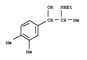 Benzenemethanol, alpha-[1-(ethylamino)ethyl]-3,4-dimethyl-(9ci) Structure,805181-72-0Structure
