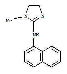 1H-imidazol-2-amine,4,5-dihydro-1-methyl-n-1-naphthalenyl-(9ci)Structure,805201-65-4Structure 1H-imidazol-2-amine,4,5-dihydro-1-methyl-n-1-naphthalenyl-(9ci) Structure,805201-65-4Structure