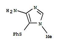 1H-imidazol-4-amine,1-methyl-5-(phenylthio)-(9ci)Structure,805969-20-4Structure 1H-imidazol-4-amine,1-methyl-5-(phenylthio)-(9ci) Structure,805969-20-4Structure