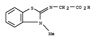 (9ci)-n-(3-甲基-2(3h)-苯并噻唑)-甘氨酸結(jié)構(gòu)式_805984-56-9結(jié)構(gòu)式