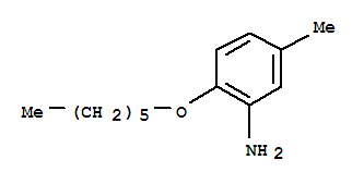 Benzenamine, 2-(hexyloxy)-5-methyl-(9ci)Structure,806600-79-3Structure Benzenamine, 2-(hexyloxy)-5-methyl-(9ci) Structure,806600-79-3Structure