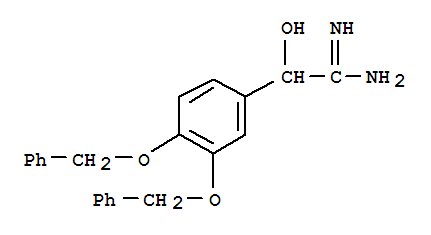 Benzeneethanimidamide,-alpha--hydroxy-3,4-bis(phenylmethoxy)-Structure,806628-09-1Structure Benzeneethanimidamide,-alpha--hydroxy-3,4-bis(phenylmethoxy)- Structure,806628-09-1Structure