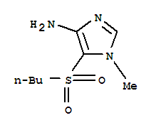 (9ci)-5-(丁基磺?；?-1-甲基-1H-咪唑-4-胺結(jié)構(gòu)式_806639-63-4結(jié)構(gòu)式