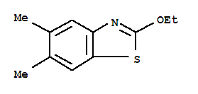 Benzothiazole, 2-ethoxy-5,6-dimethyl-(9ci)Structure,80689-33-4Structure Benzothiazole, 2-ethoxy-5,6-dimethyl-(9ci) Structure,80689-33-4Structure
