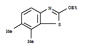 Benzothiazole, 2-ethoxy-6,7-dimethyl-(9ci)Structure,80689-34-5Structure Benzothiazole, 2-ethoxy-6,7-dimethyl-(9ci) Structure,80689-34-5Structure